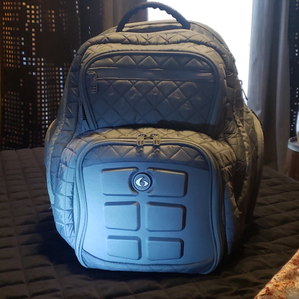 6 Pack Bags quilted Backpack